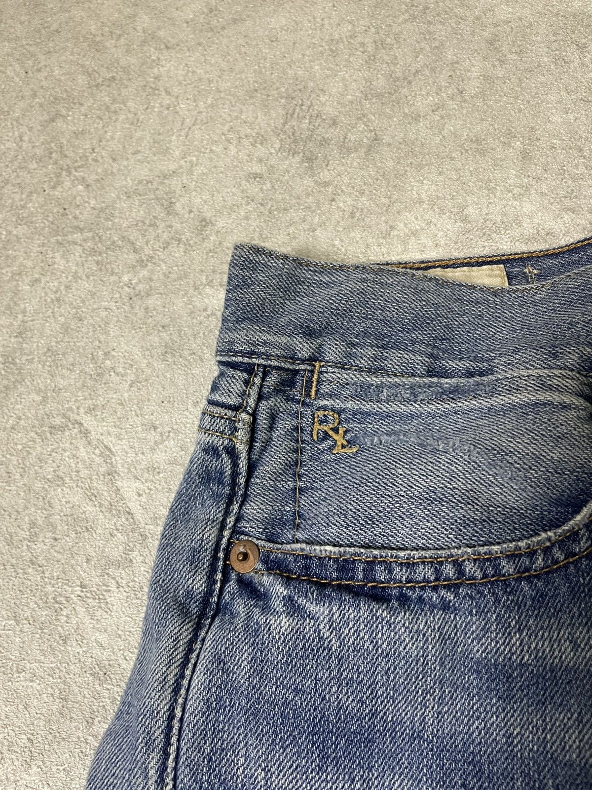 RRL Ralph Lauren RRL Polo Ralph Lauren Fall RaRe 2010 Distress Denim Size US 28 / EU 44 - 6 Thumbnail