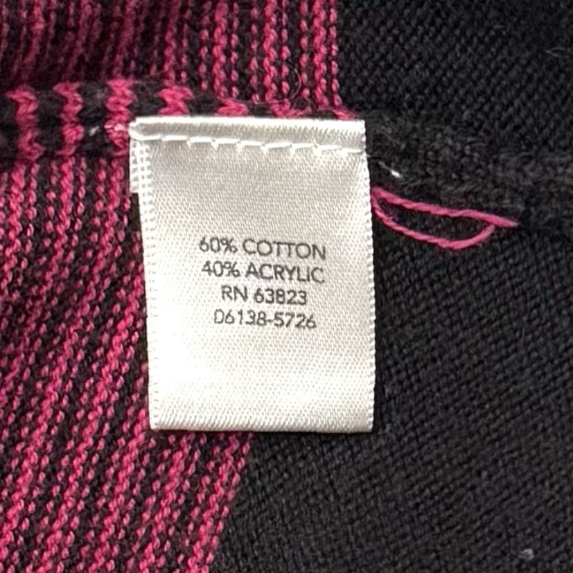 Vintage VINTAGE Christopher & Banks Sweater Women Large Henley Office Academia Stripes Retro 70s Size L / US 10 / IT 46 - 6 Thumbnail