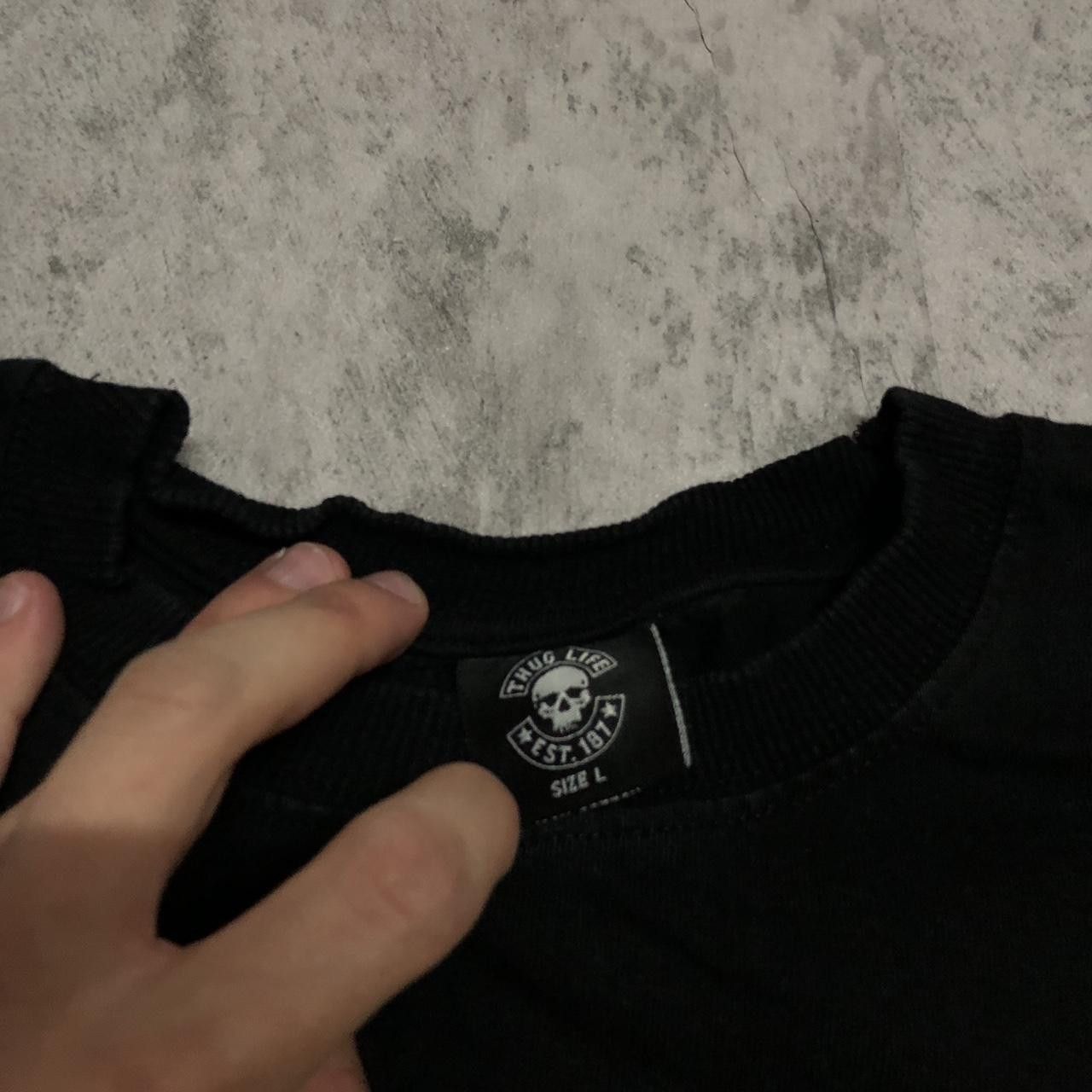 Other Thug life black T-shirt boxy Size US L / EU 52-54 / 3 - 3 Thumbnail