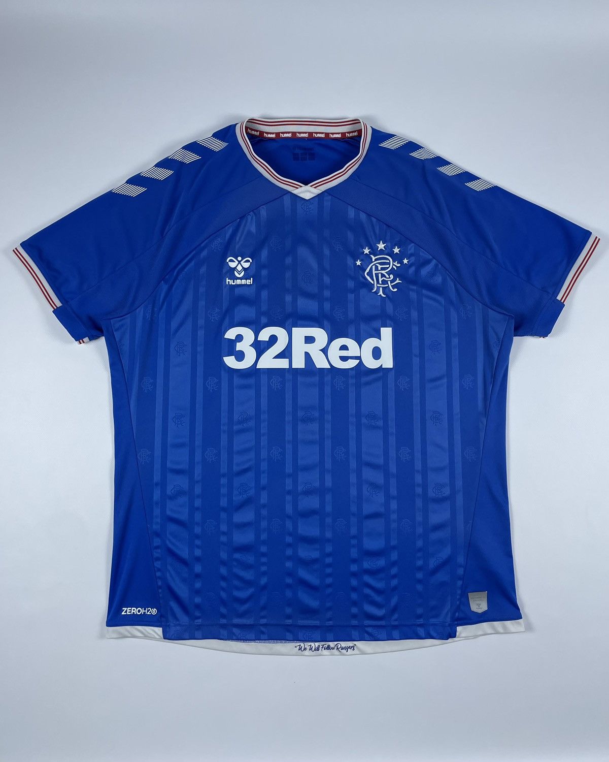 Hummel Hummel Glasgow Rangers 2019/20 Home Soccer Jersey Size US XXL / EU 58 / 5 - 1 Thumbnail