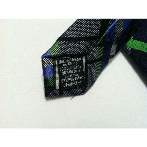 Ben Sherman BEN SHERMAN MENS NEW MULTICOLOR SILK BLEND TIE WIDTH:2 3/4" Size ONE SIZE - 4 Thumbnail