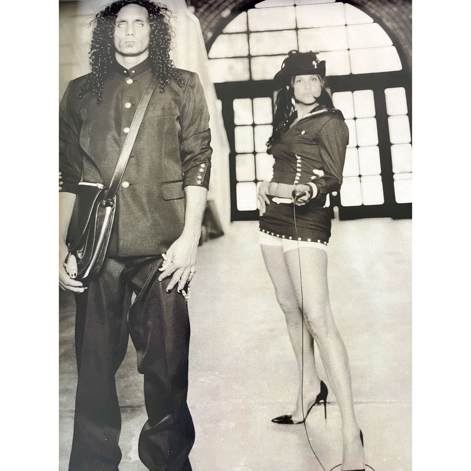 Chrome Hearts × Vintage Chrome Hearts Richard Stark vintage photo Poster framed 9x11 Size ONE SIZE - 2 Thumbnail