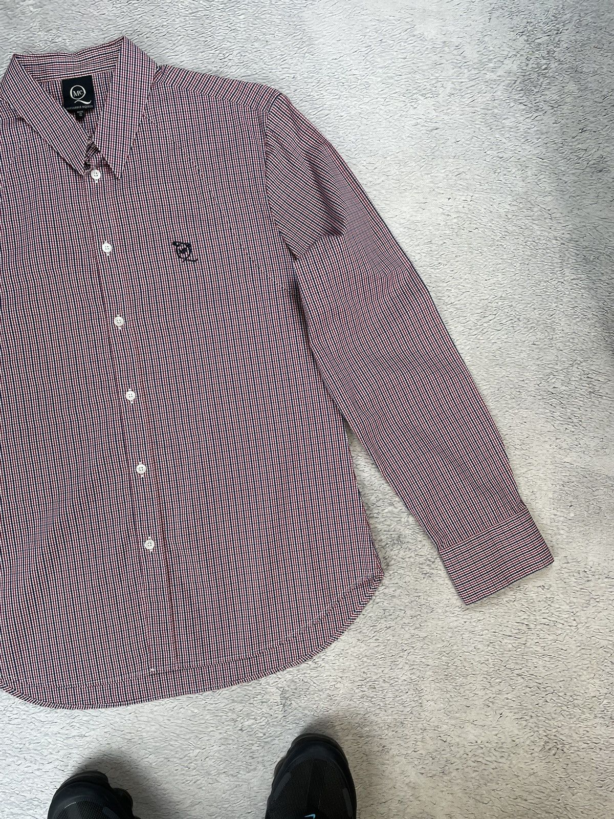 Alexander McQueen × McQ Alexander McQueen × Vintage Vintage 2008 McQ Alexander McQueen Check shirt y2k oldmoney Size US L / EU 52-54 / 3 - 2 Thumbnail