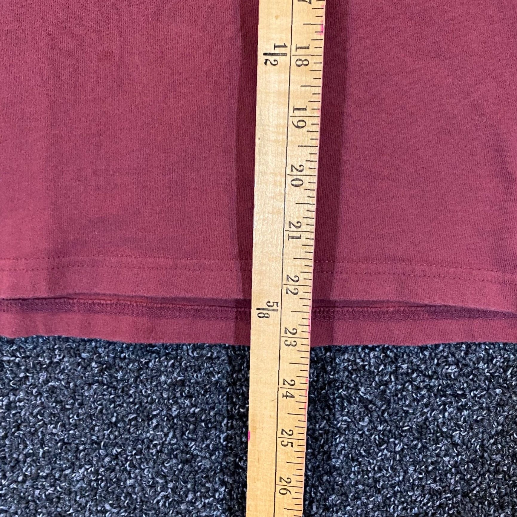 Abercrombie & Fitch Abercrombie & Fitch Shirt Mens Medium Red Long Sleeve Big Spell Out Outdoor Soft Size US XXL / EU 58 / 5 - 7 Thumbnail