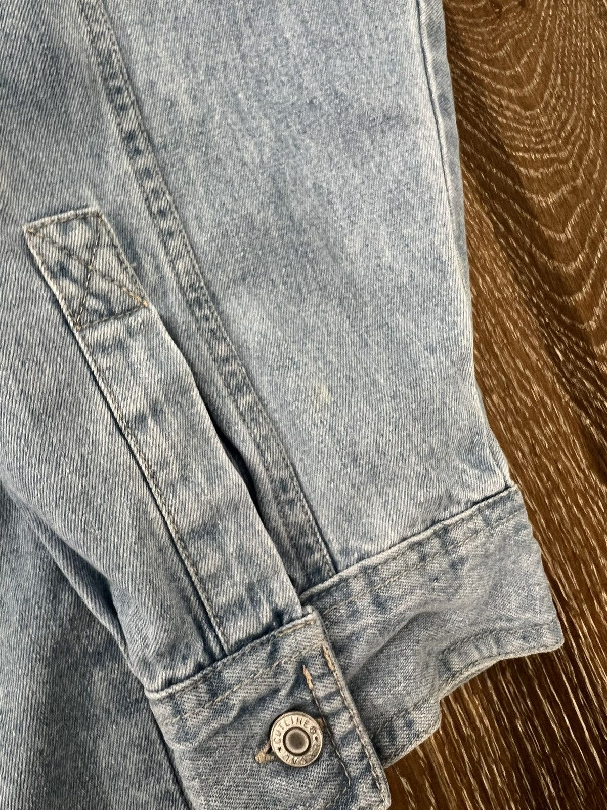 Vintage Vintage 1995 Sophos avg flying tigers ww2 denim button shirt Size US XXL / EU 58 / 5 - 6 Thumbnail