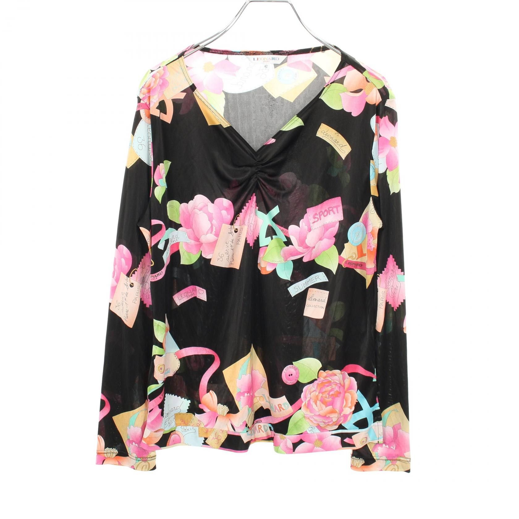 Other Leonard LEONARD SPORT Polyester Top Textile Tops DUTY FREE for USA Size ONE SIZE - 1 Thumbnail