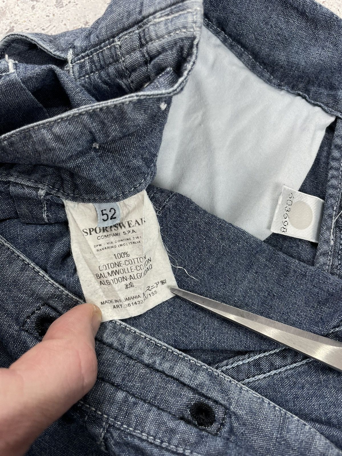 Stone Island × Vintage Vintage Stone Island Casual Pants y2k Size US 36 / EU 52 - 14 Thumbnail