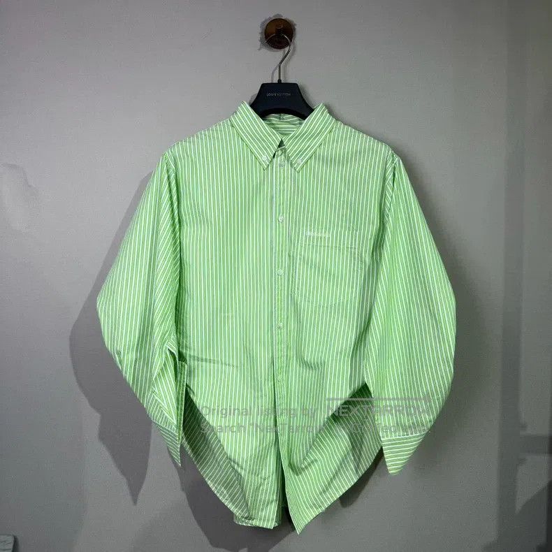 Balenciaga Balenciaga Women's Striped Shirt Size XS / US 0-2 / IT 36-38 - 1 Thumbnail