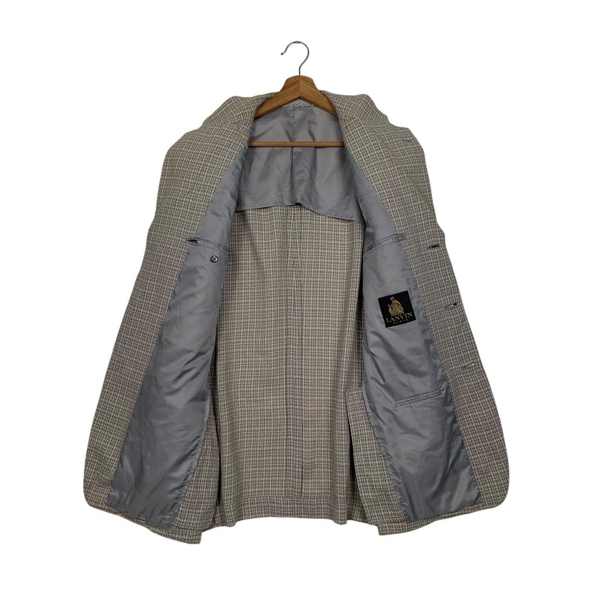 Lanvin Lanvin Checkered Casual Blazer Jacket Size US M / EU 48-50 / 2 - 11 Thumbnail