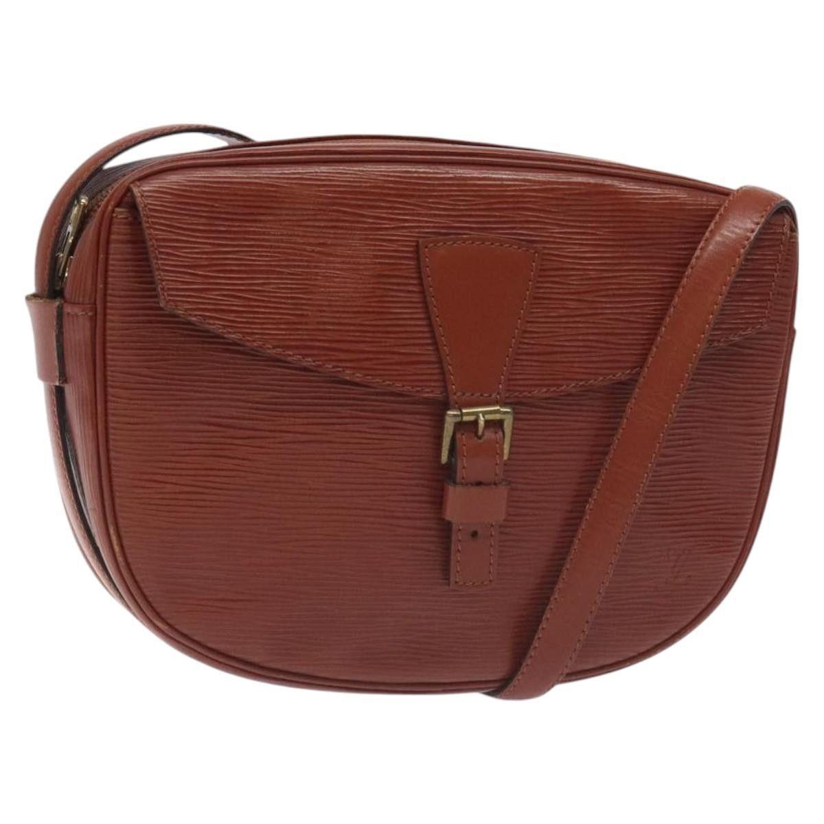 Louis Vuitton LOUIS VUITTON Epi Jeune Fillemm Shoulder Bag Brown M52153 Size ONE SIZE - 1 Thumbnail