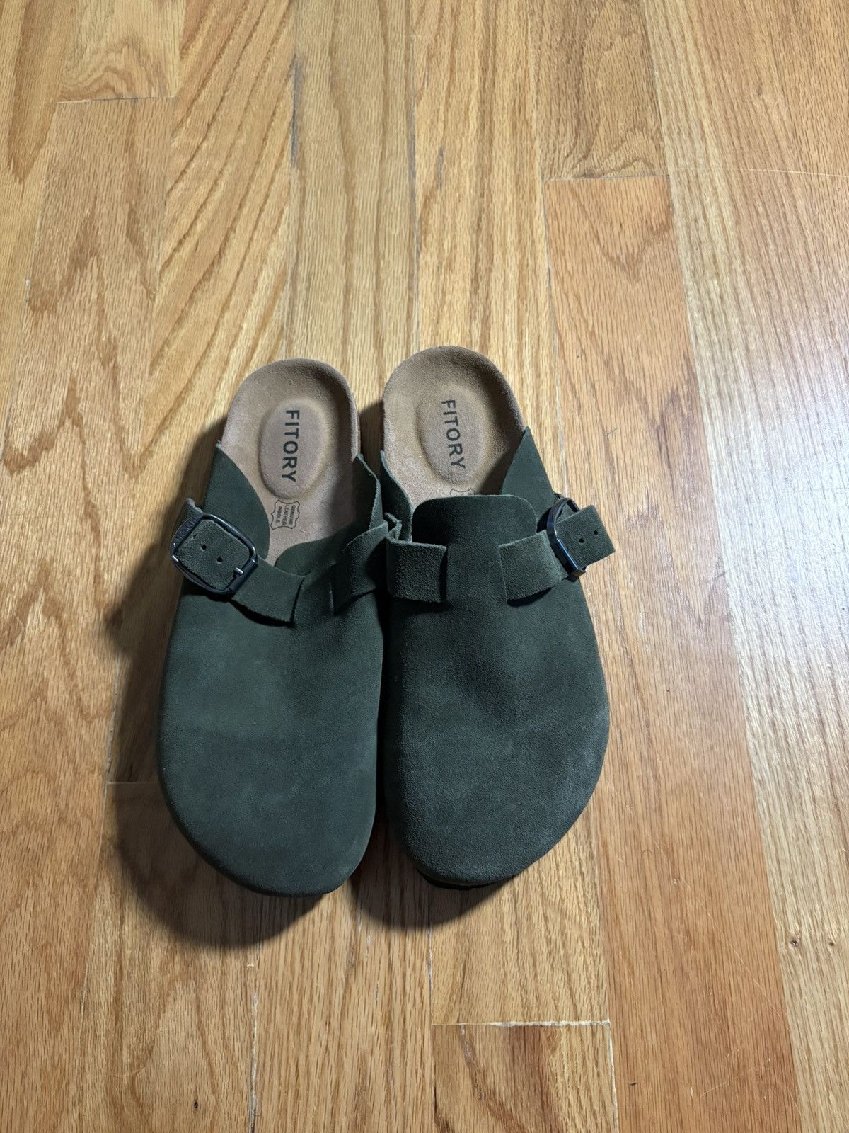 Other Green Suede Cork Clogs Size 9 Size US 9 / EU 42 - 1 Thumbnail