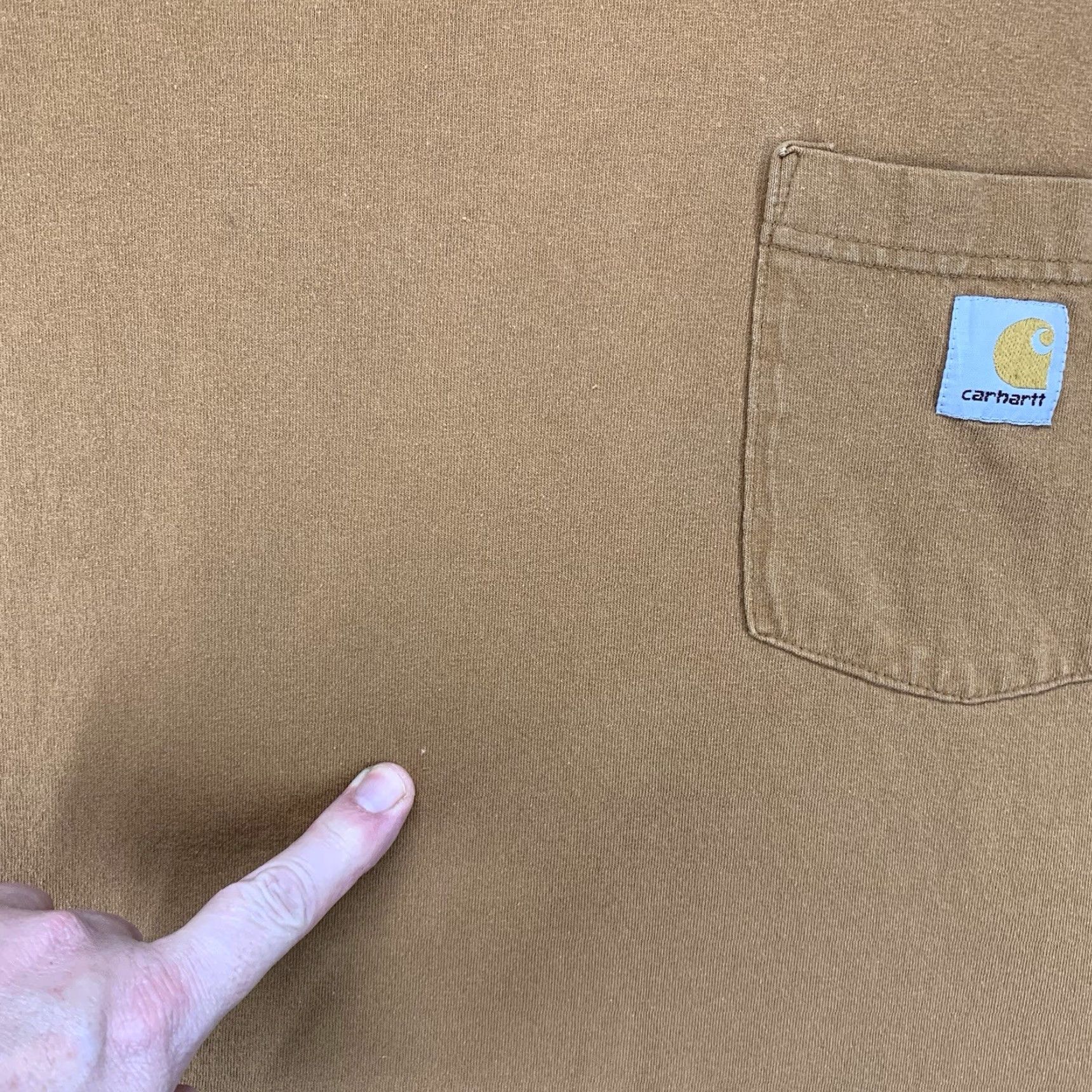 Carhartt Carhartt Men's XL Short Sleeve T-Shirt Burnt Brown Cotton Crew Neck K87 Logo USA 2010s Regular Men’s Short Sleeve T-Shirt Size US XL / EU 56 / 4 - 5 Thumbnail