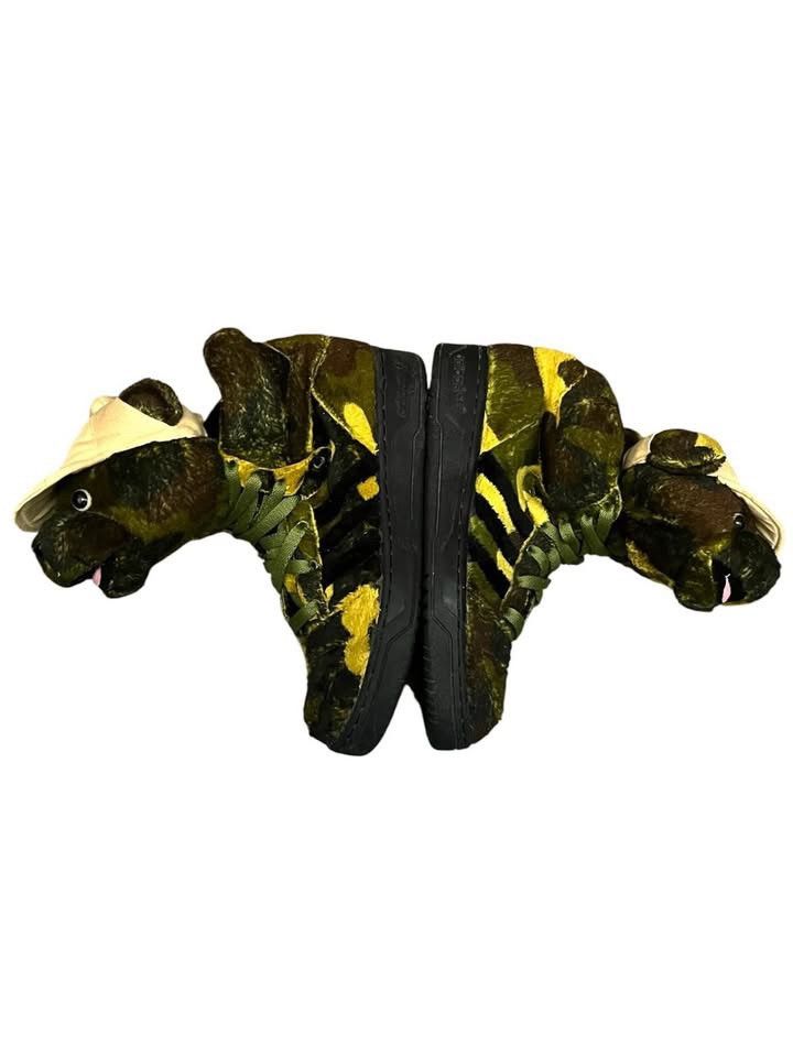 Adidas × Jeremy Scott Adidas X Jeremy Scott Camo Bear Size US 5.5 / EU 38 - 4 Thumbnail