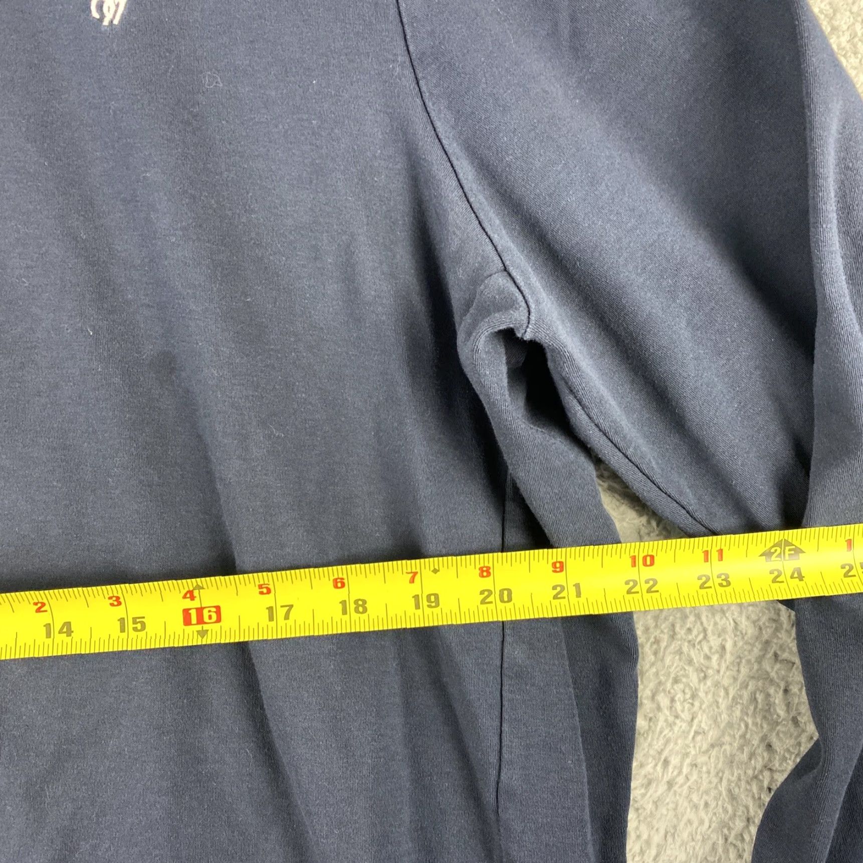 Polo Ralph Lauren Polo Ralph Lauren Mens XL Blue 1/4 Zip Mock Neck Pullover Sweater Lightweight Cotton Size US XL / EU 56 / 4 - 5 Thumbnail