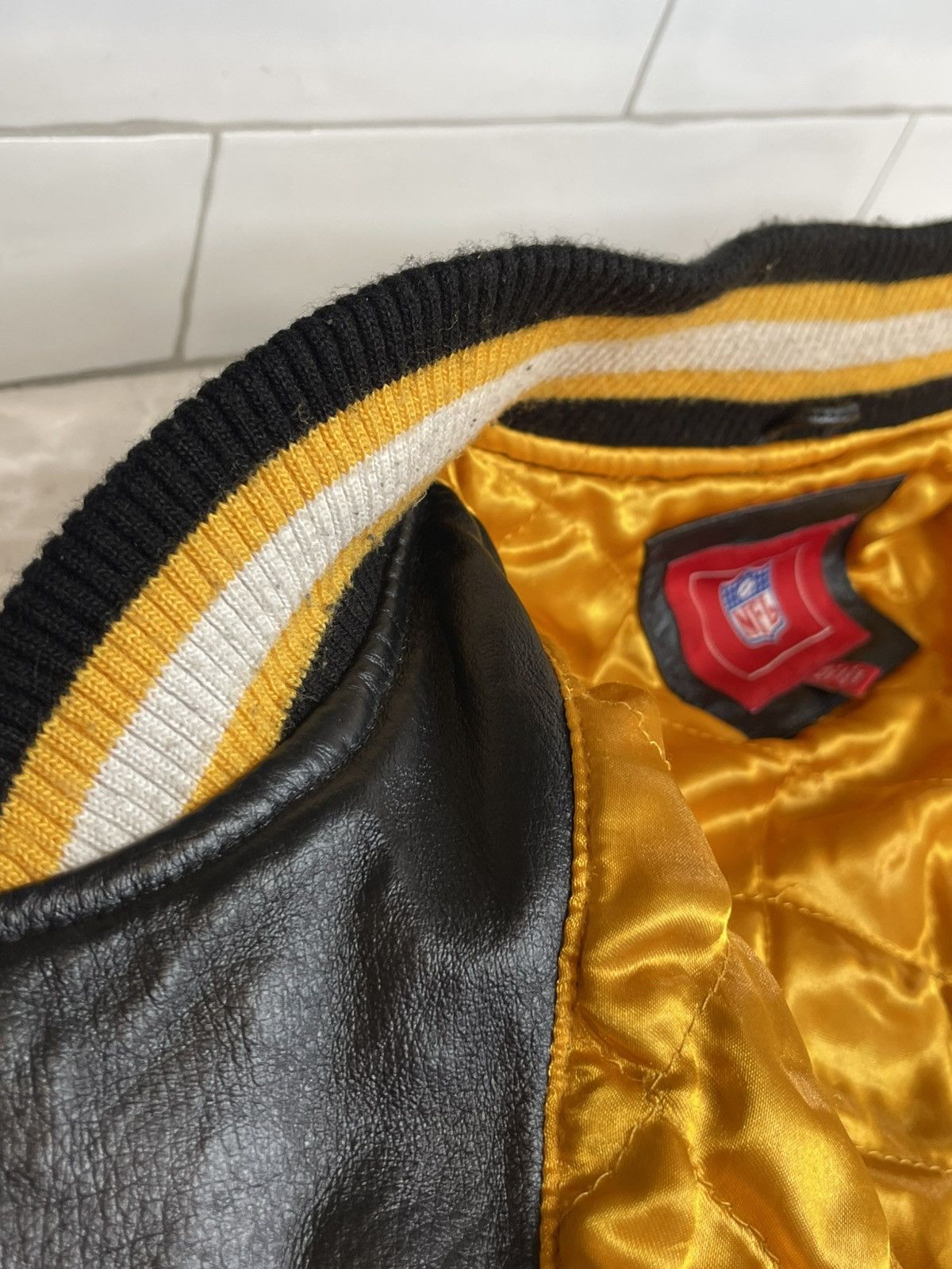 G-III Pittsburgh Steelers 5-Time Superbowl GIII Leather Jacket XL Size US XL / EU 56 / 4 - 18 Thumbnail