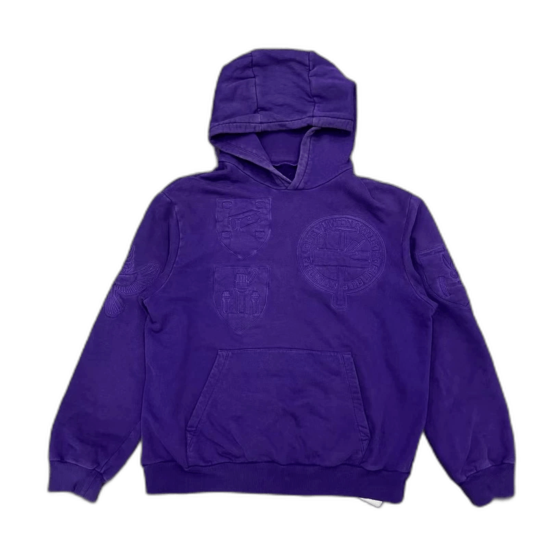 Louis Vuitton Louis Vuitton Purple Logo Hoodie M Size Size US M / EU 48-50 / 2 - 1 Thumbnail