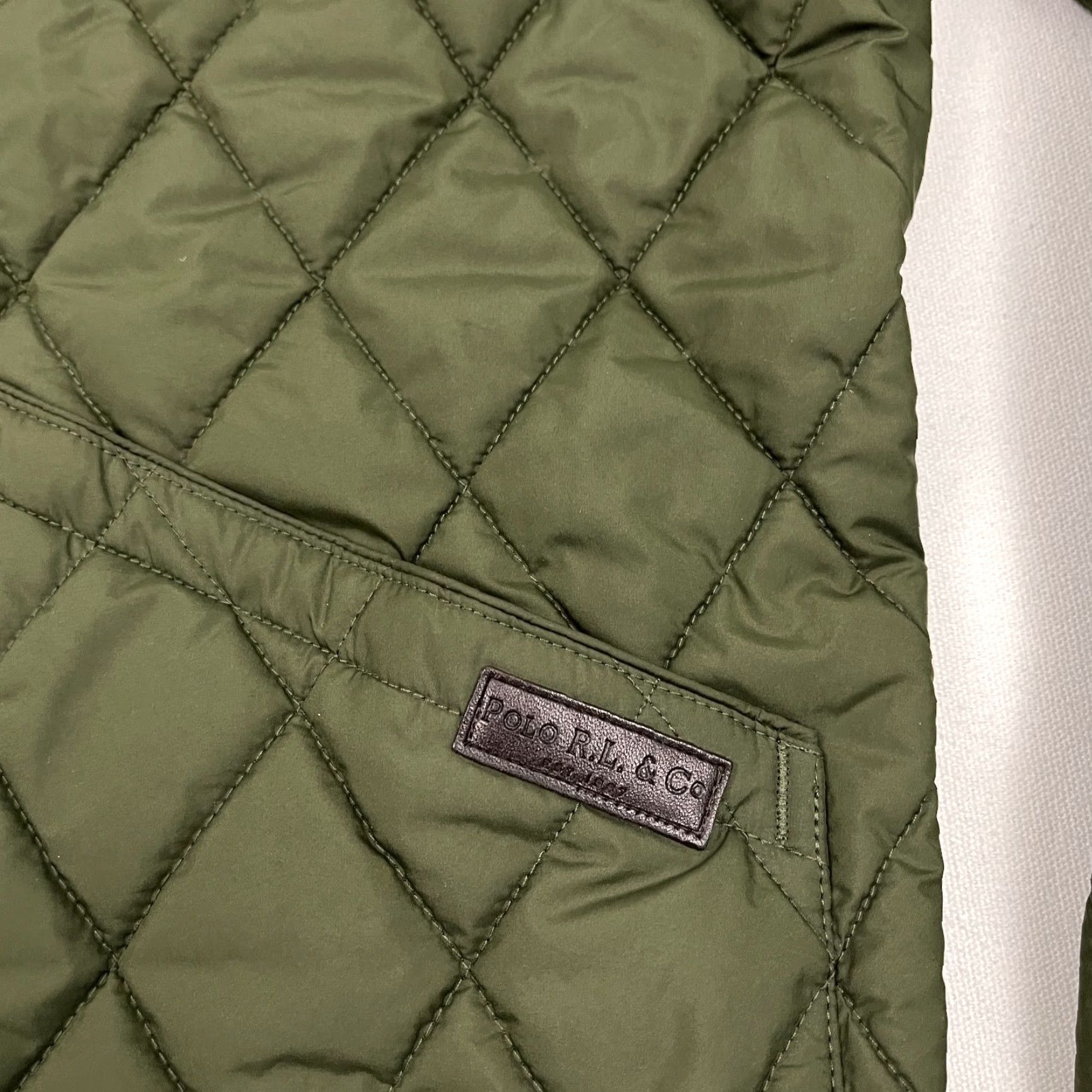 Polo Ralph Lauren Polo Ralph Lauren Newbury Jacket Mens XL Green Diamond Quilted Field Heritage Size US XL / EU 56 / 4 - 3 Thumbnail