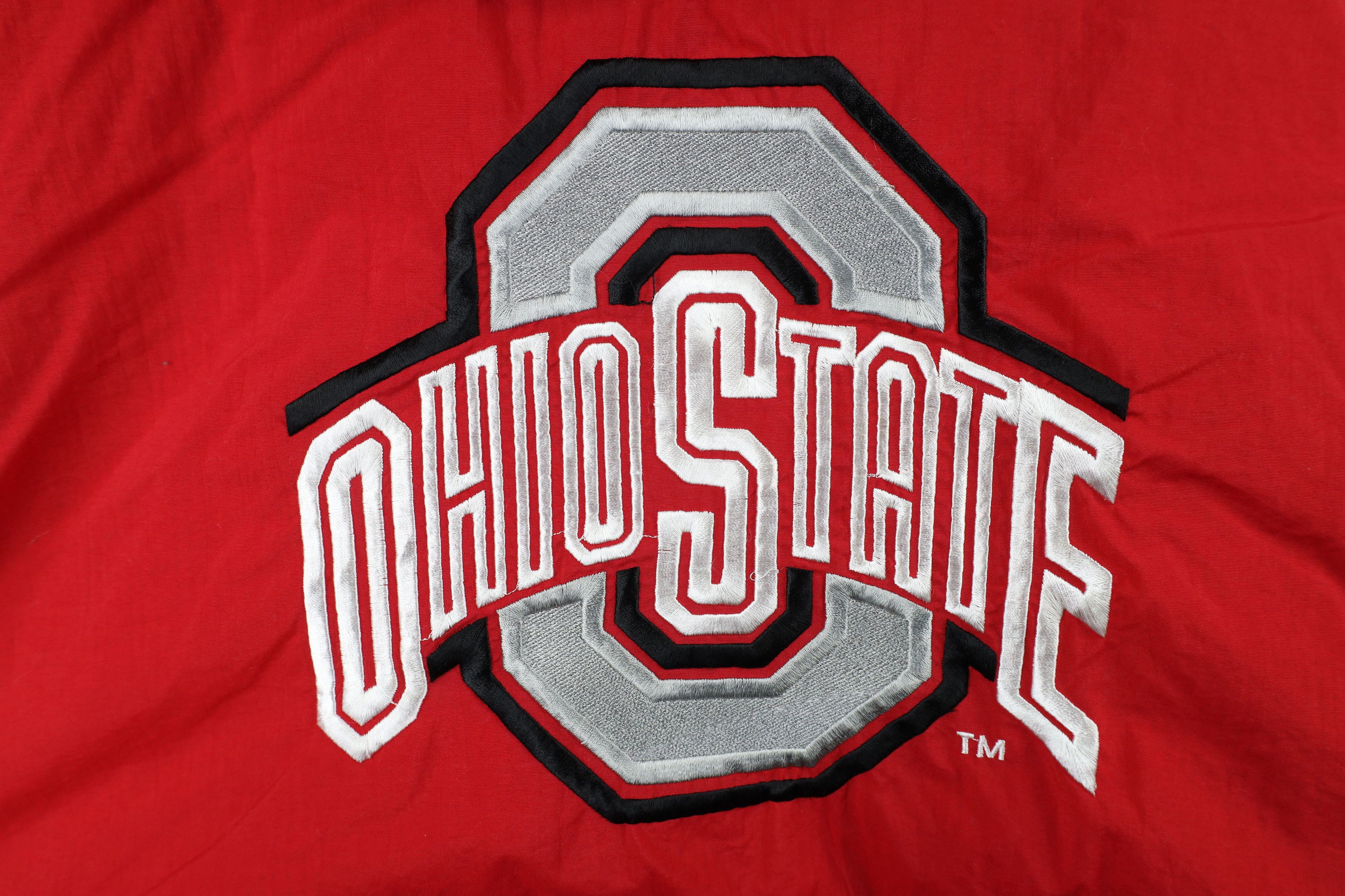 Vintage Vintage 90s Ohio State University Hooded Windbreaker Jacket Size US XL / EU 56 / 4 - 12 Thumbnail