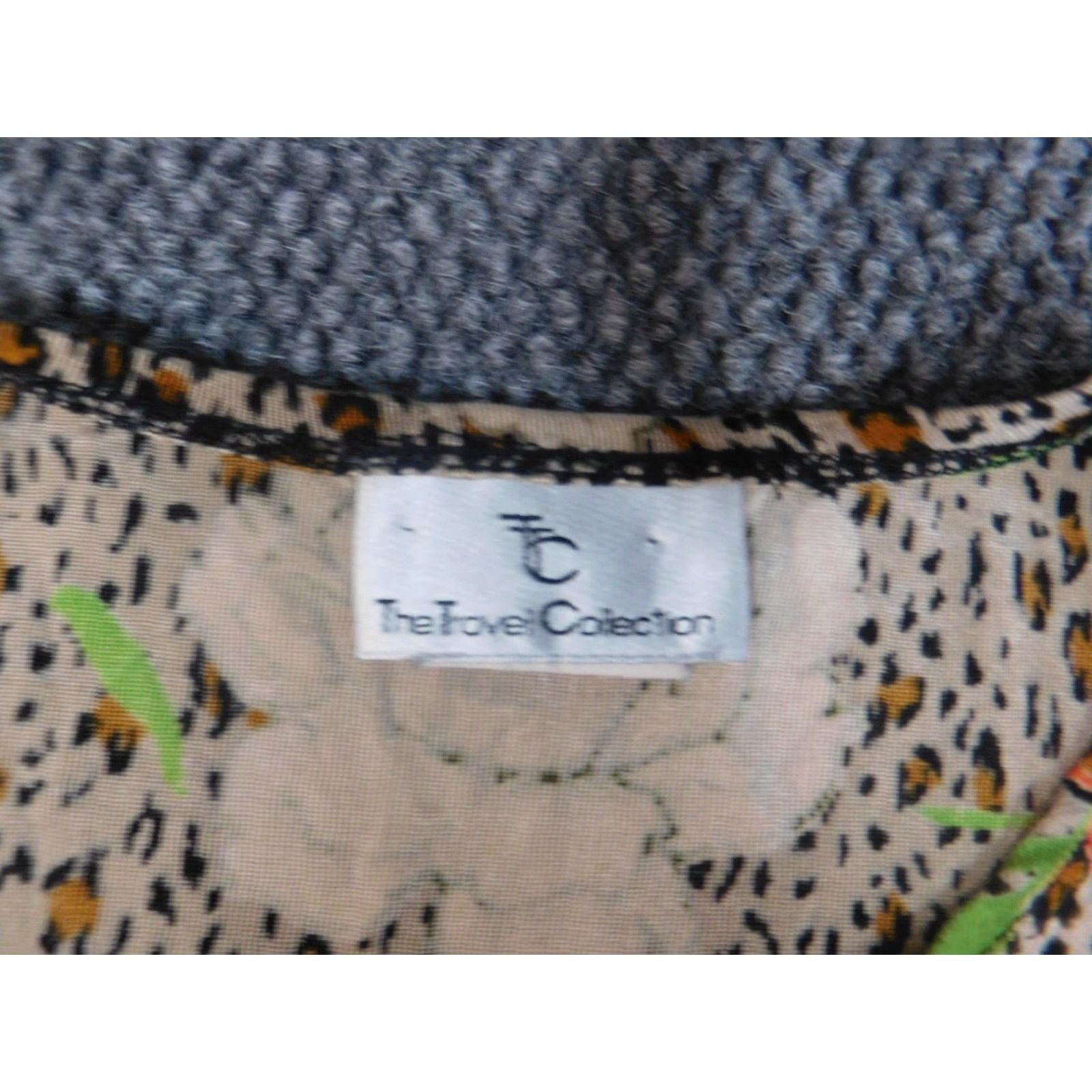 Vintage **The Travel Collection Large Brown Flowered Blouse** User: The Travel Collection Women's Large Brown Flowered Blouse Size L / US 10 / IT 46 - 5 Thumbnail