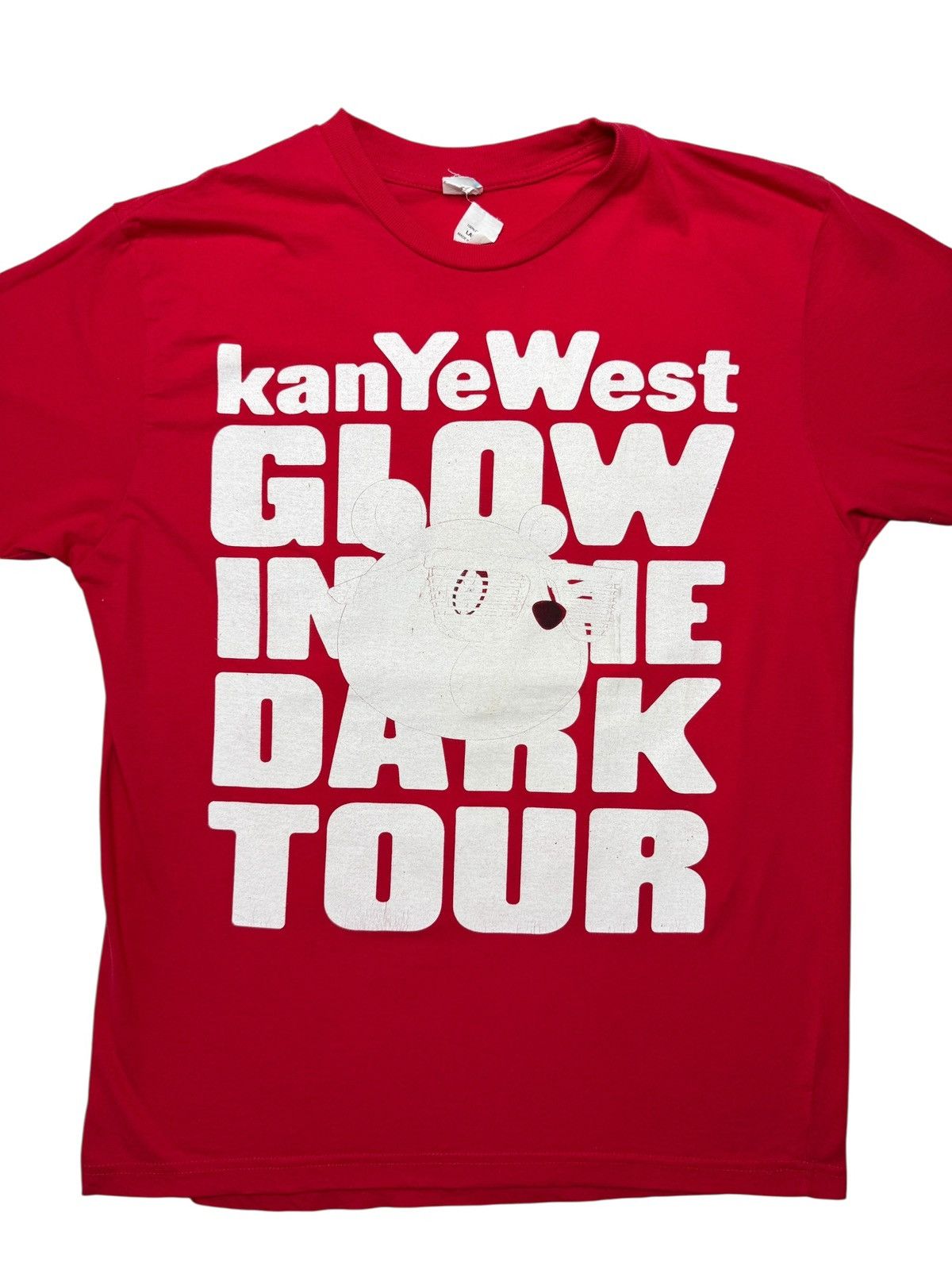 Kanye West 07/08 Kanye West Glow in the Dark Tour Test Print Tee Shirt Size US L / EU 52-54 / 3 - 2 Thumbnail