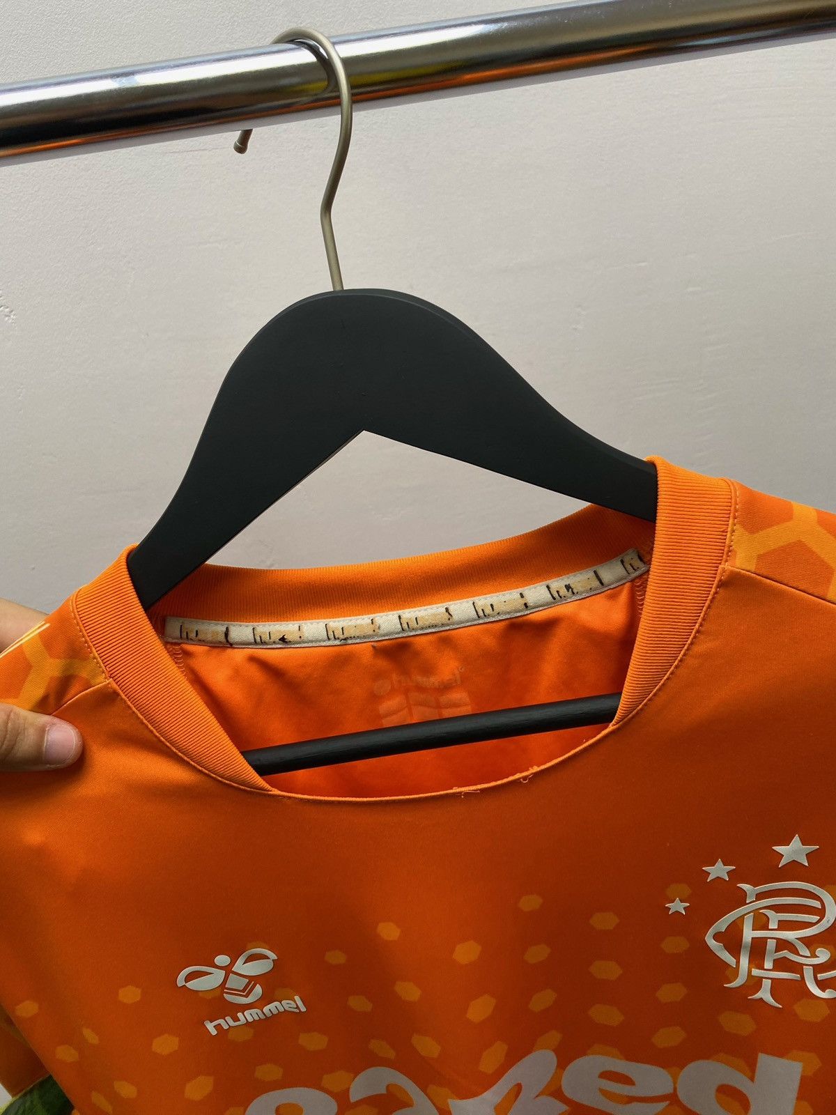 Hummel Glasgow Rangers 2019 / 2020 Hummel Soccer Jersey Size US L / EU 52-54 / 3 - 17 Thumbnail