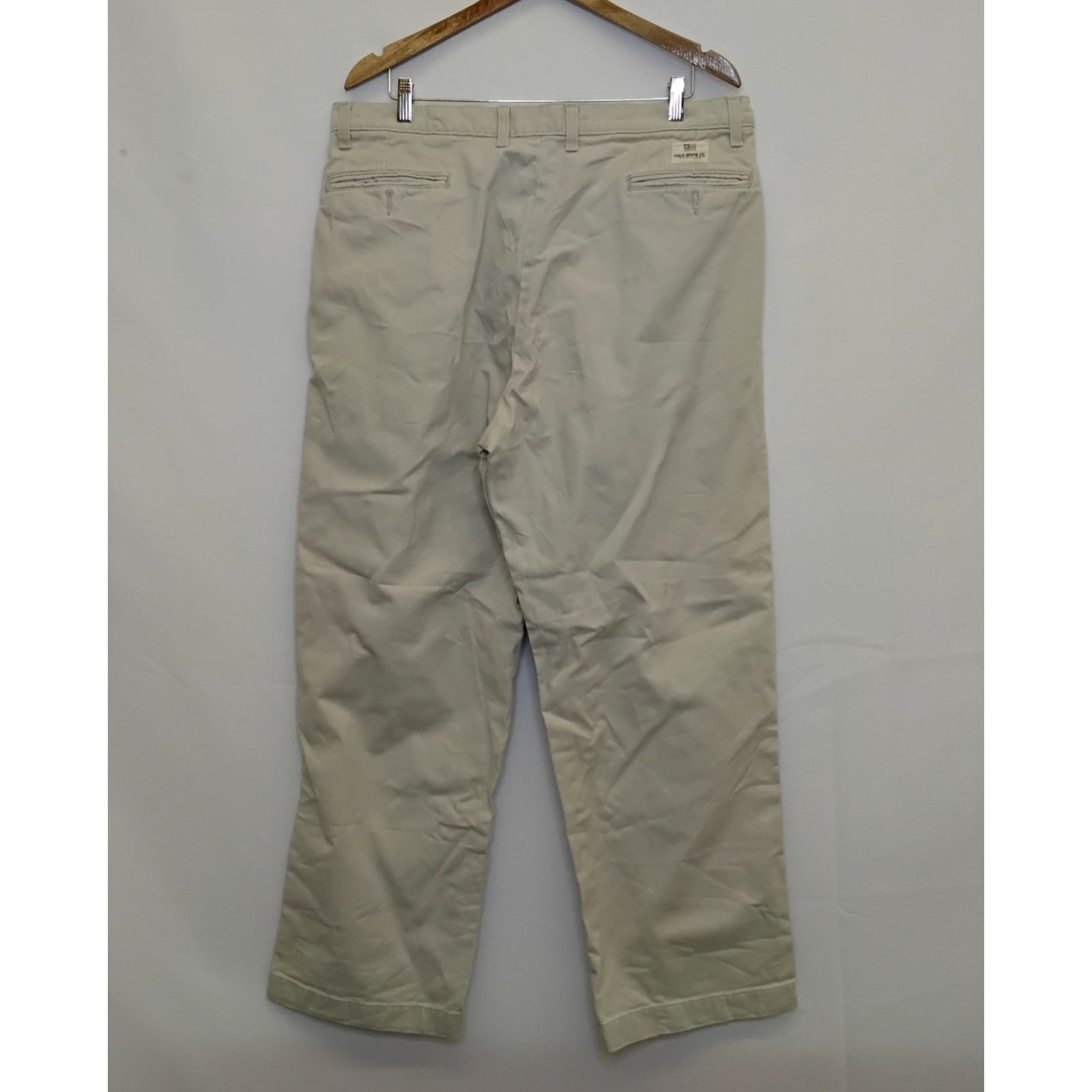 Polo Ralph Lauren Polo Jeans Co. Ralph Lauren Pleated Chino Men's 38x30 Beige Size US 38 / EU 54 - 3 Thumbnail