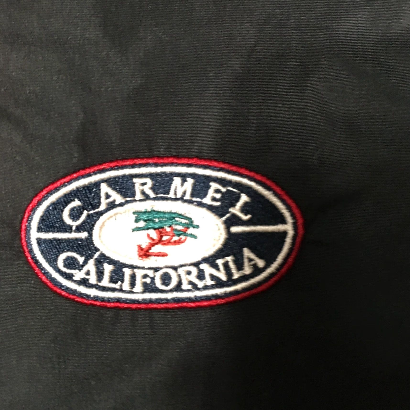 Vintage CARMEL CALIFORNIA large Black golf Jacket Coat Men's rain weather Bomber Jacket Softshell L Polyester Golf Men Black 90s Vintage? Size US L / EU 52-54 / 3 - 4 Thumbnail