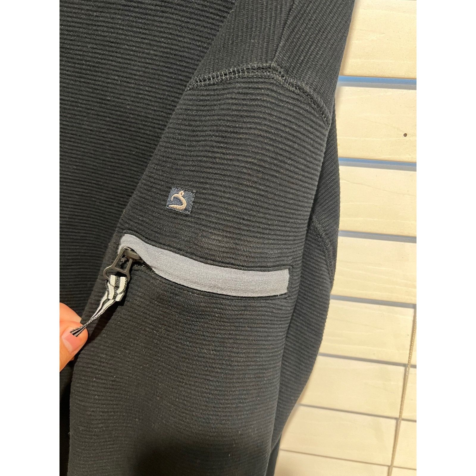 Carbon2Cobalt Carbon2Cobalt Pullover Mens L Black Quarter Zip Long Sleeve Size US L / EU 52-54 / 3 - 3 Thumbnail
