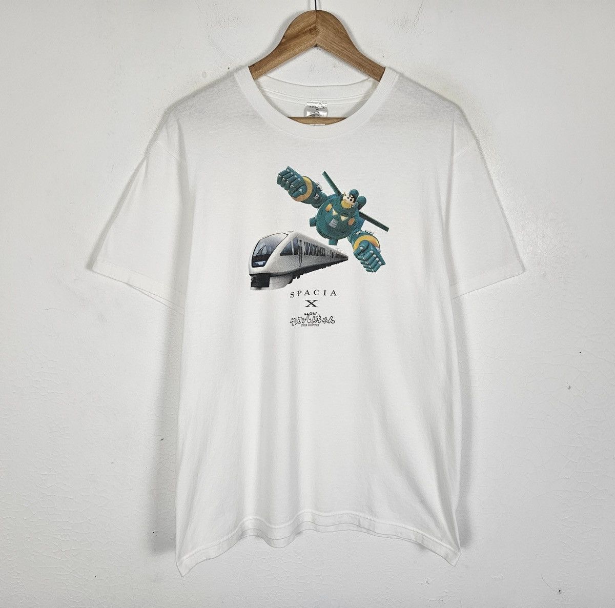 Anime Vintage Crayon Shin Chan Spacia X movie tv show shirt Size US L / EU 52-54 / 3 - 2 Thumbnail