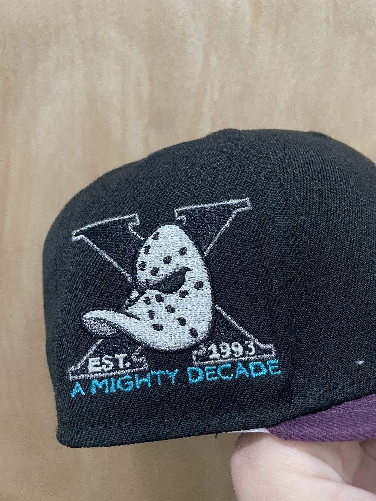 New Era Topperz Anaheim mighty ducks a mighty decade patch 7 1/4 Size ONE SIZE - 4 Thumbnail