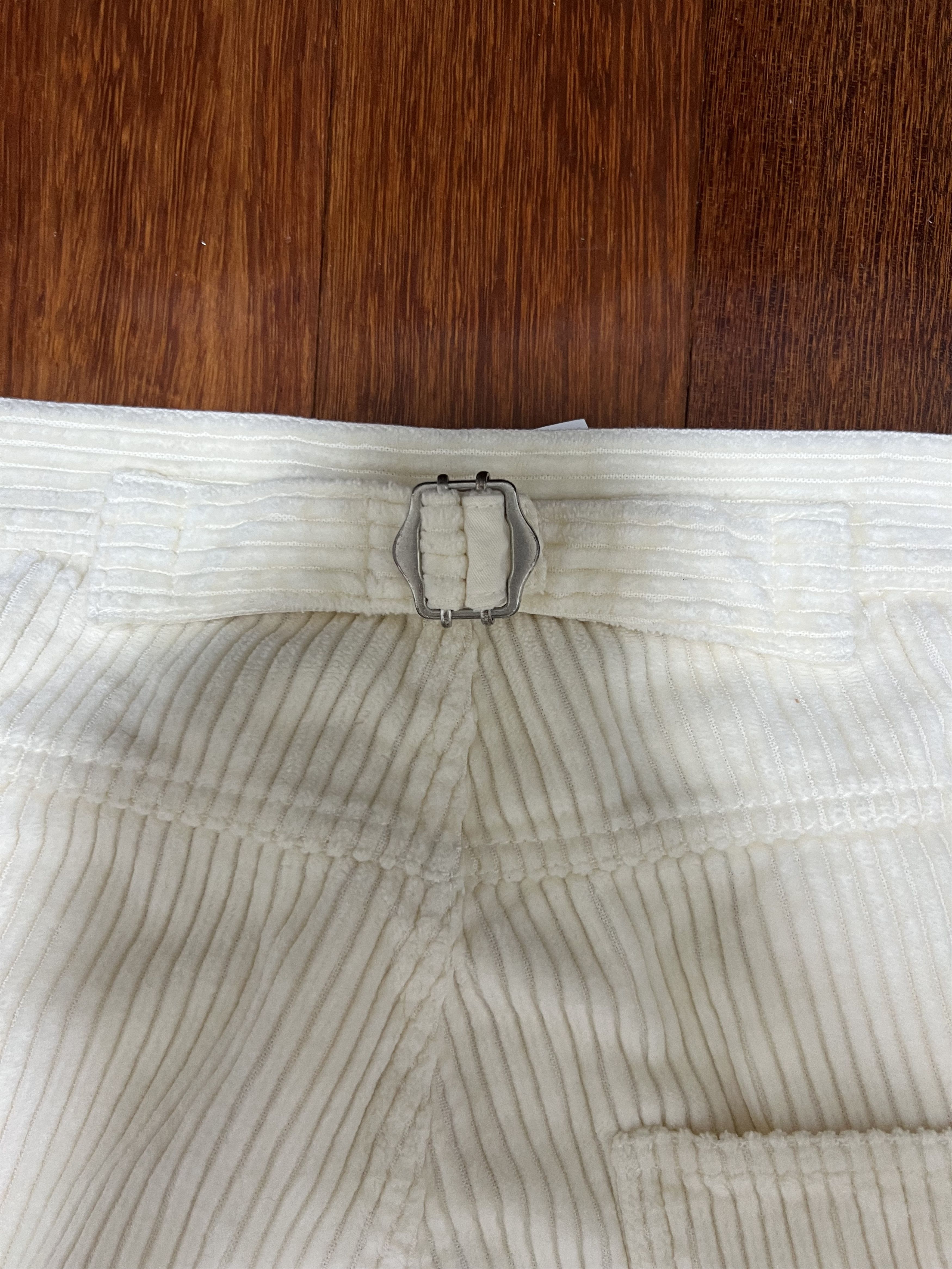 ERL 💚 SS20 ERL Flared Corduroy Pants White Large NEW Size US 32 / EU 48 - 6 Thumbnail