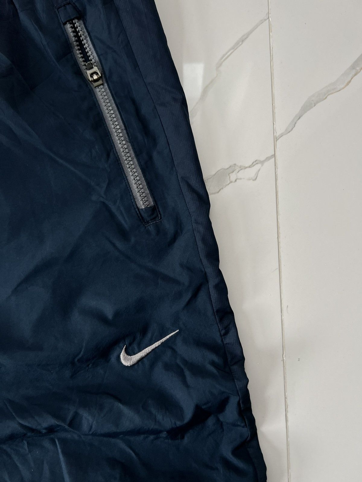 Nike × Vintage 90's NIKE BAGGY PARACHUTE TRACK PANTS SWOOSH LOGO Y2K Size US 34 / EU 50 - 4 Thumbnail