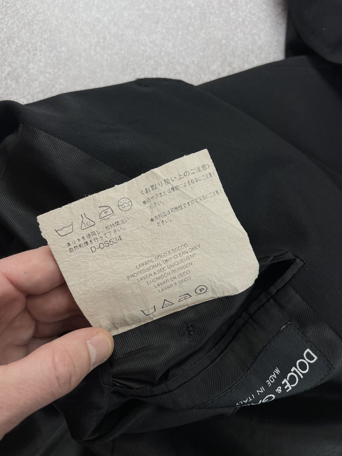 Dolce & Gabbana Dolce & Gabbana Black Blazer Men’s 50R Size 50R - 12 Thumbnail