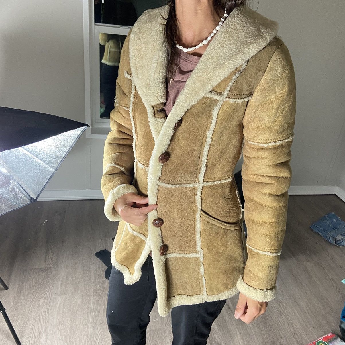 Other Vintage 70’s Sheep Shack Vintage Shearling Coat Women’s XS Size US L / EU 52-54 / 3 - 8 Thumbnail