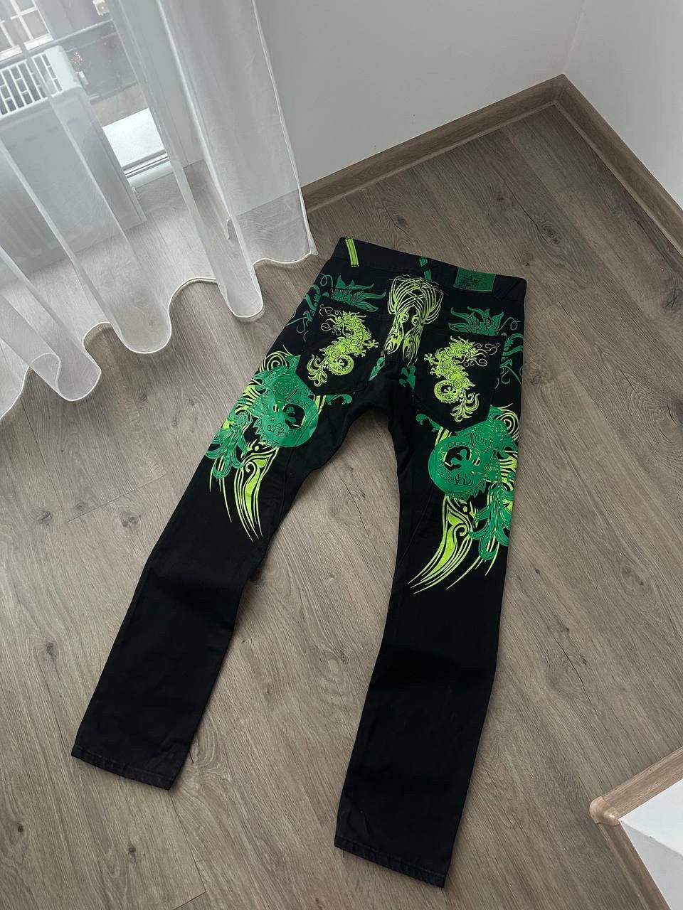Christian Audigier × Ed Hardy × Vintage Vintage Ed Hardy Christian Audigier Style Pants Size US 30 / EU 46 - 5 Thumbnail