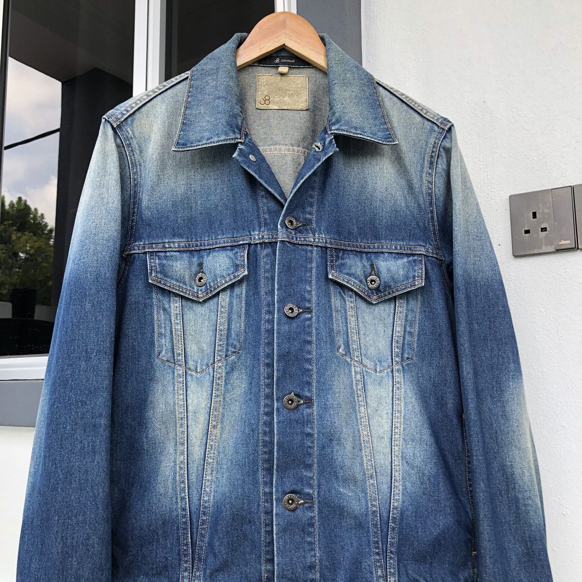 Johnbull Japanese Johnbull Trucker Denim Jacket Size US L / EU 52-54 / 3 - 6 Thumbnail