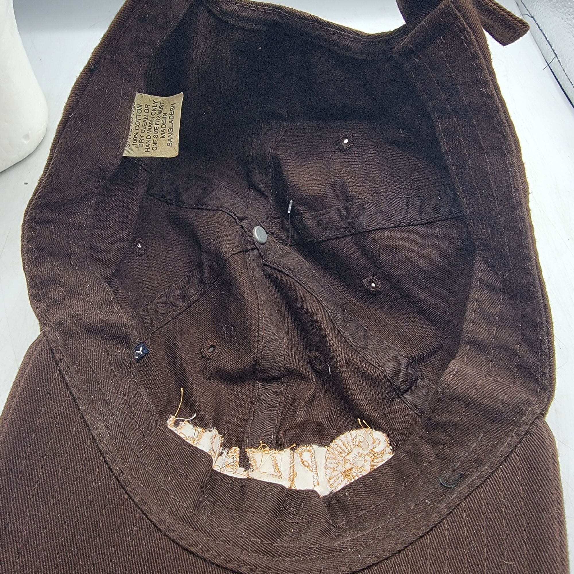 Other PizzaRev Craft Your Own Brown Baseball Cap Adjustable Strapb Size ONE SIZE - 7 Thumbnail