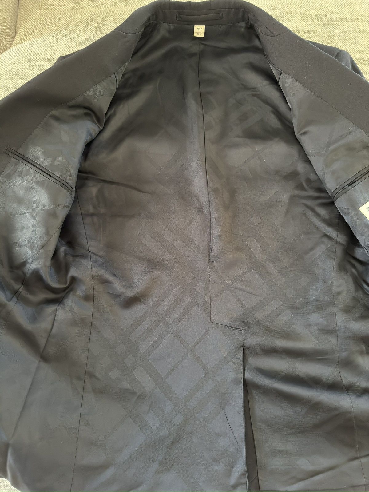 Burberry Burberry Made in Italy Black Single Breasted Wool Jacket 40S Size 40S - 13 Thumbnail