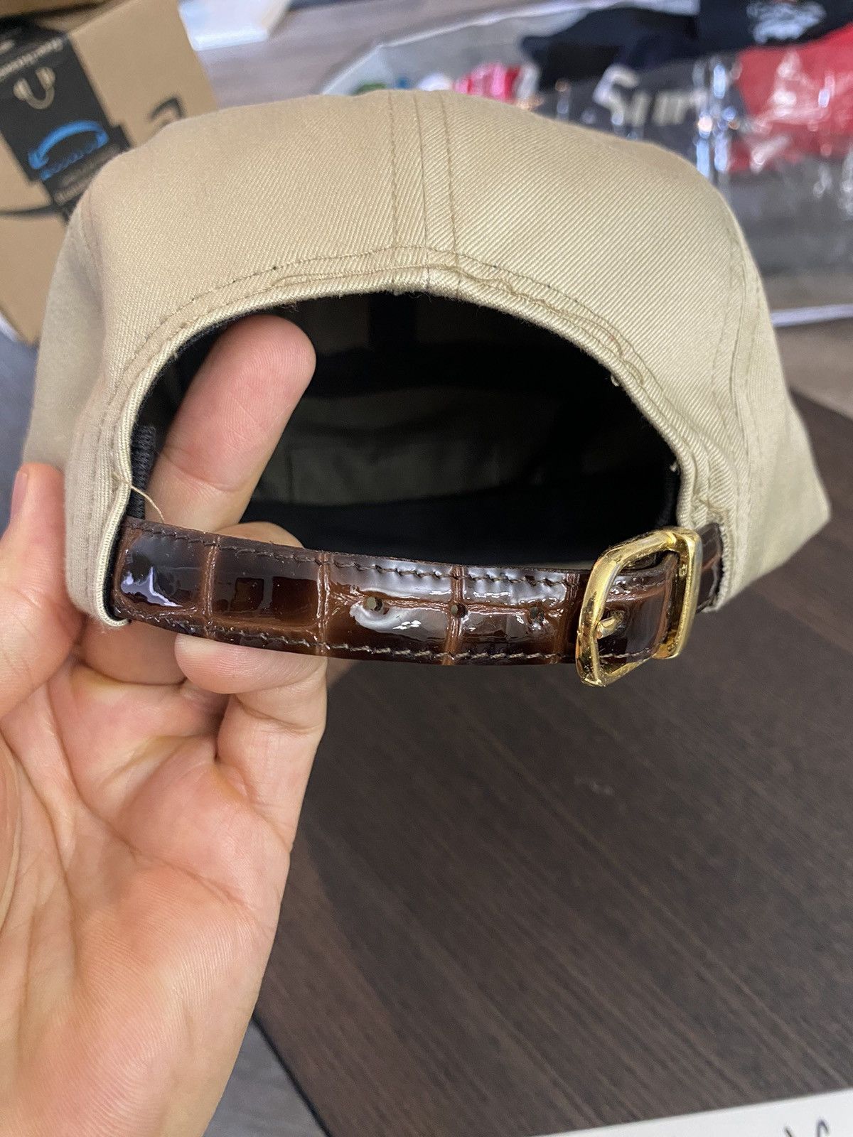 Supreme Supreme crocodile strap camp cap Size ONE SIZE - 3 Thumbnail