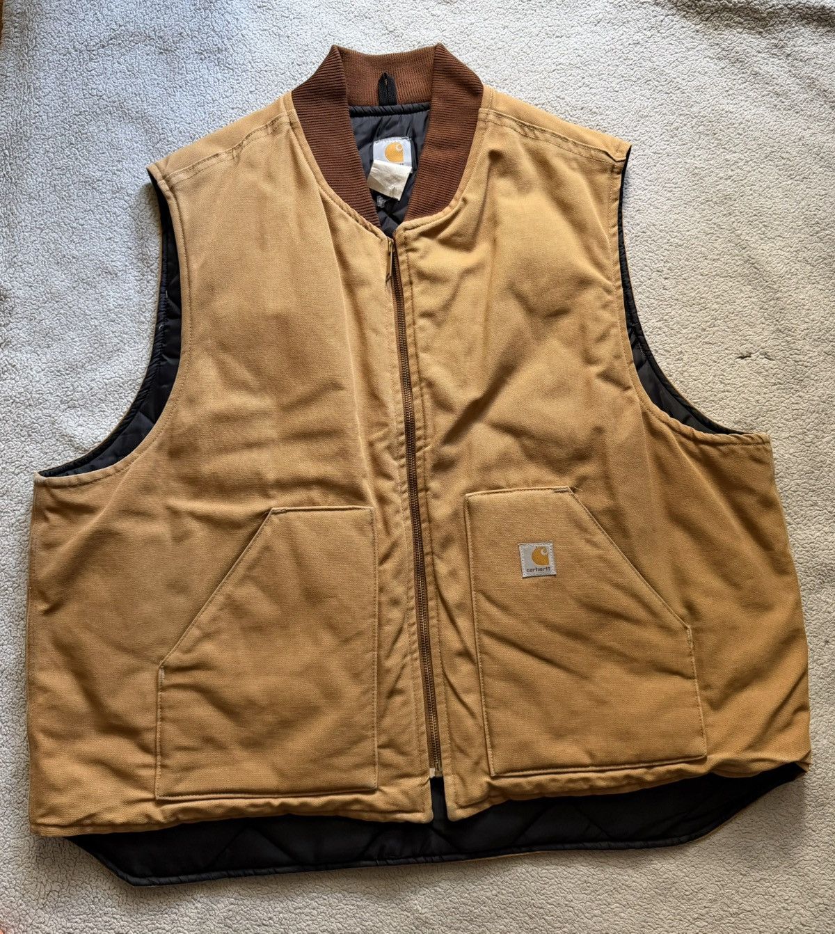 Carhartt MENS CARHARTT ICONIC V01 FIRM DUCK VEST Size US XXL / EU 58 / 5 - 1 Thumbnail