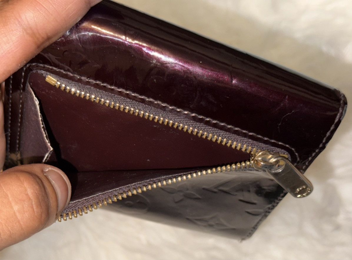Louis Vuitton Louis Vuitton Amarante Vernis Trifold Wallet Size ONE SIZE - 9 Thumbnail