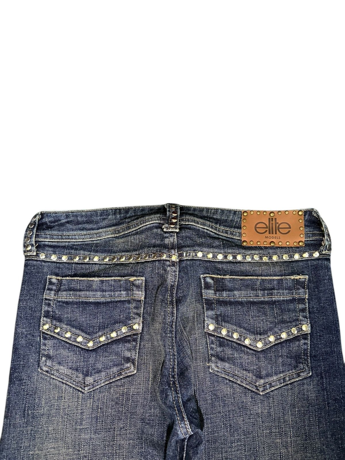 Hysteric Glamour Vintage Japanese Brand Distress Low Rise Flare Jeans Size 28" / US 6 / IT 42 - 4 Thumbnail
