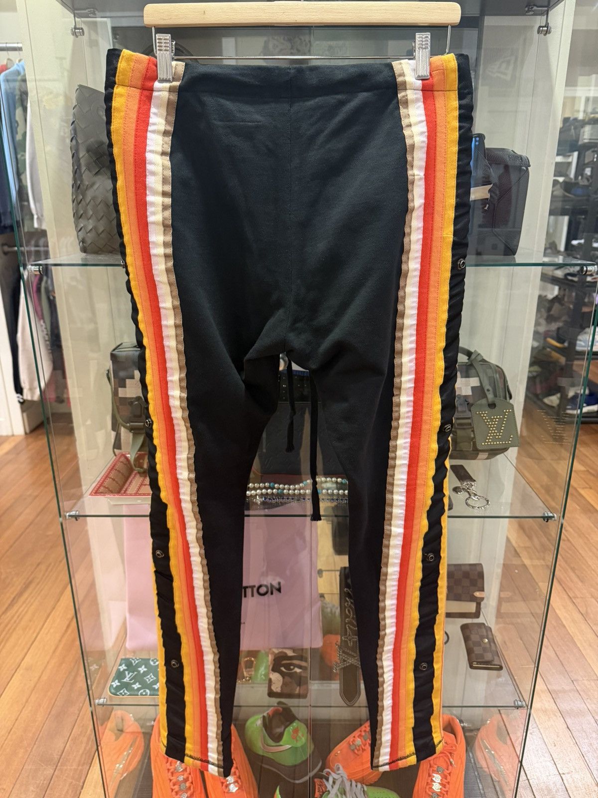 Greg Lauren Greg Lauren Striped RetroGrade Striped Sweatpants Size US 33 - 2 Thumbnail