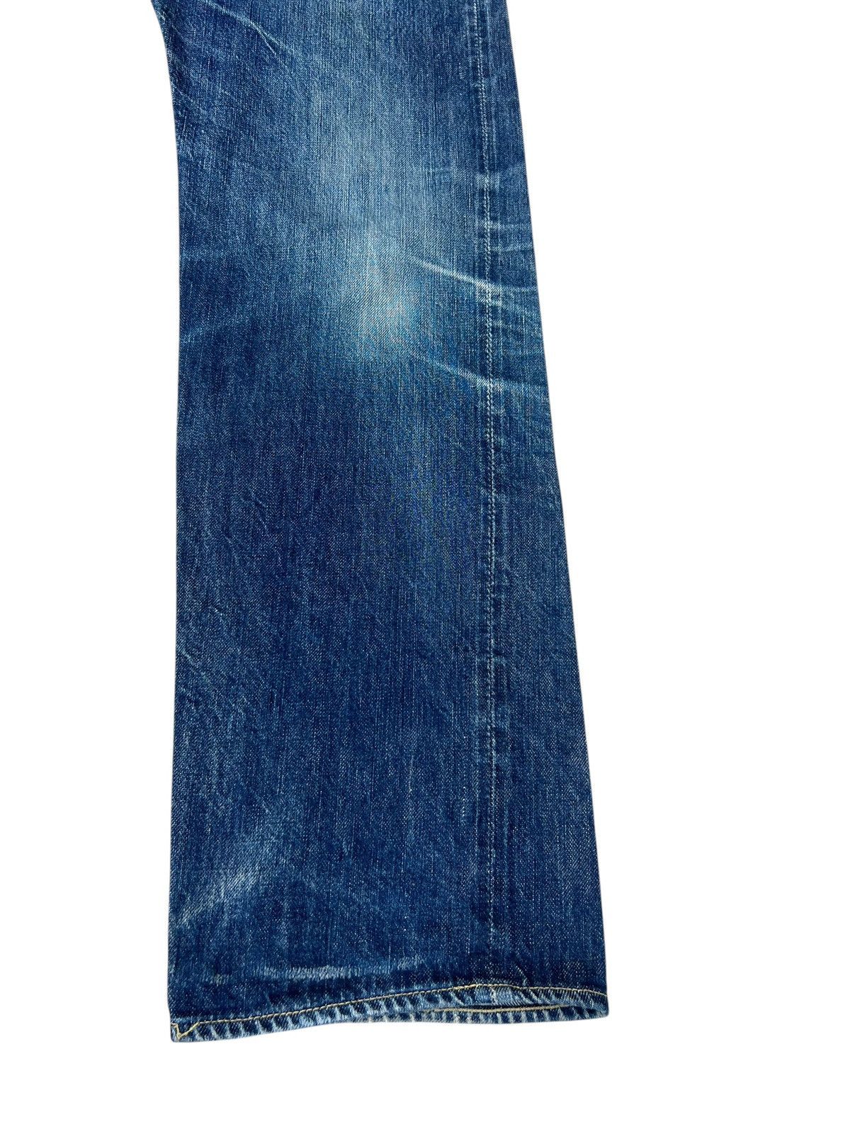 Denime Vintage GLEEM Clothing Japan Dirty Mud Denim Selvedge Jeans Size US 33 - 10 Thumbnail