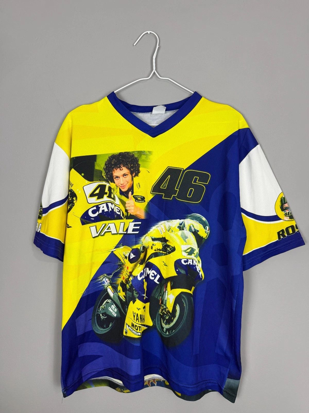 Other Valentino Rossi 46 MotoGP Racing Graphic T-Shirt Jersey Size US L / EU 52-54 / 3 - 3 Thumbnail