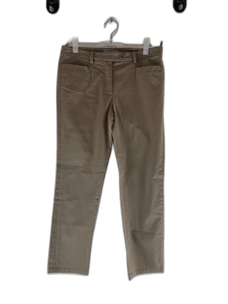 Prada PRADA Khaki Color Trousers Size 42 Size US 42 / EU 58 - 1 Thumbnail
