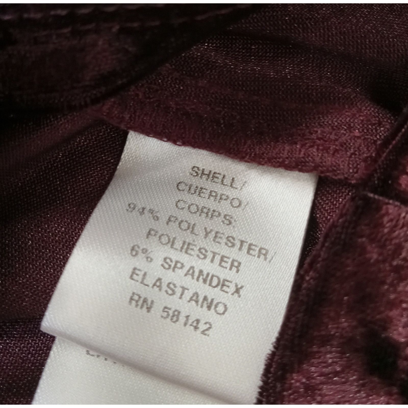 & Other Stories London Times Dress 6 Women's Red Velvet 3/4 Sleeve Pullover Size M / US 6-8 / IT 42-44 - 5 Thumbnail