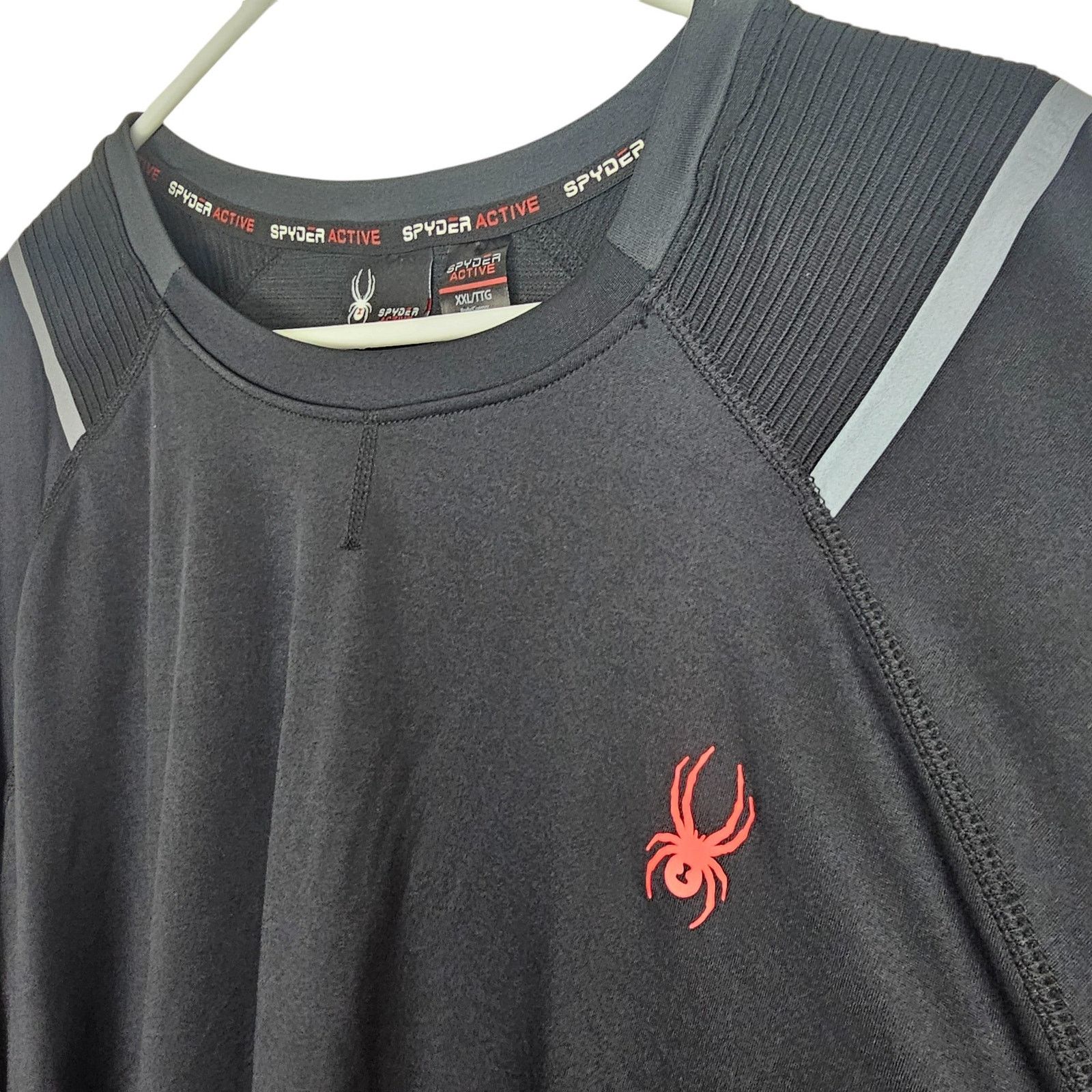 Spyder Spyder Active Mens Athletic Shirt XXL Stretch Wicking ProWeb Size US XXL / EU 58 / 5 - 5 Thumbnail