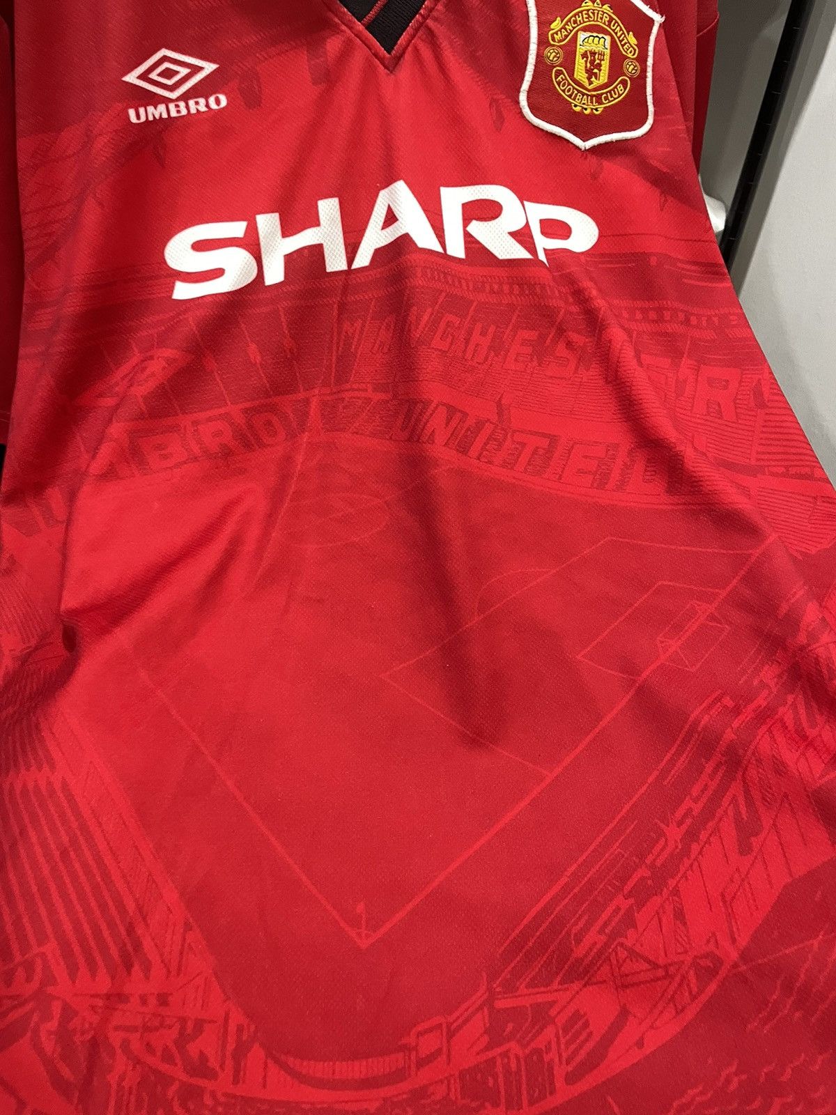 Umbro Manchester United Home Kit 1994/96 Size US XL / EU 56 / 4 - 9 Thumbnail
