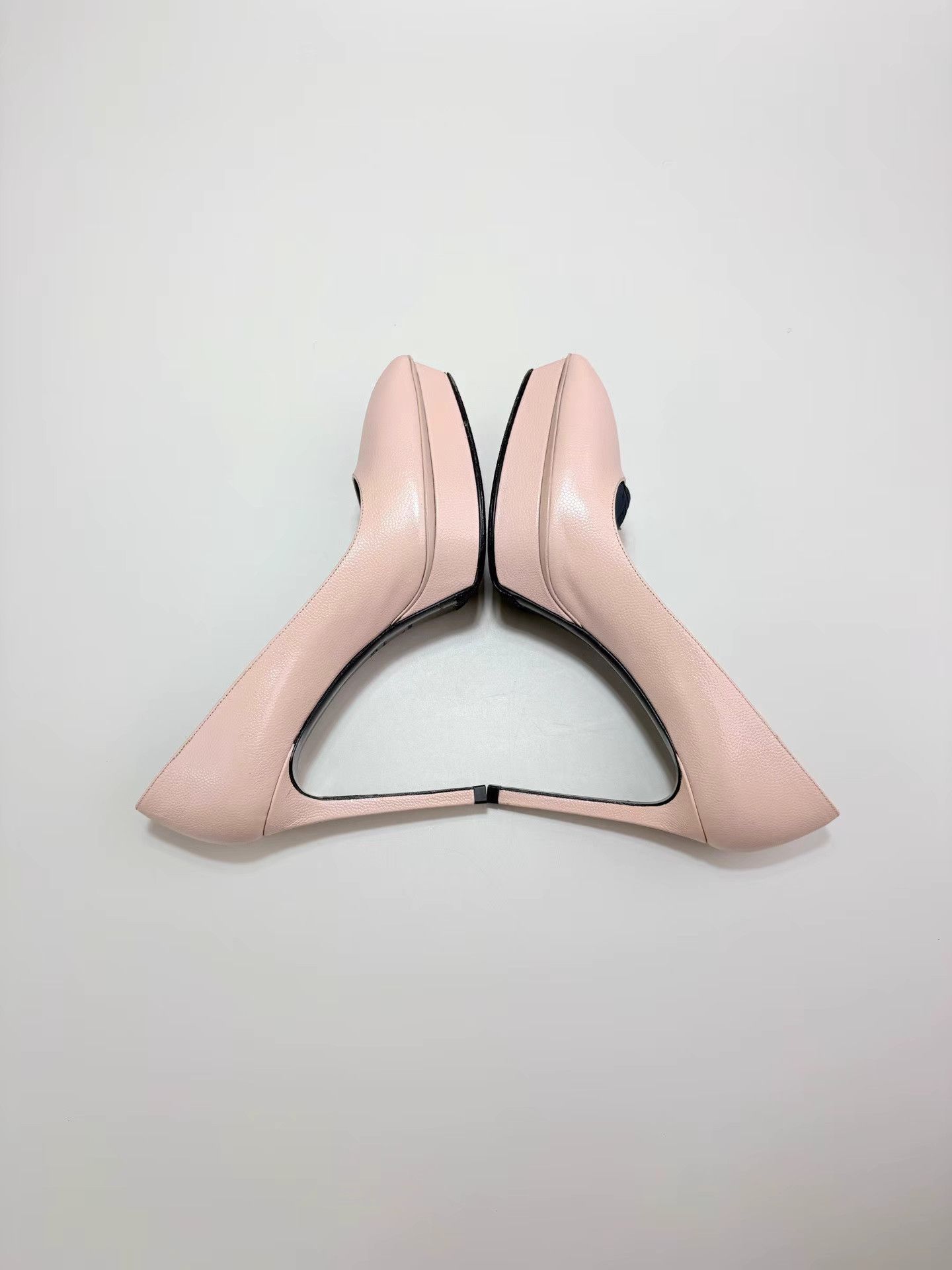 Saint Laurent Paris Saint Laurent SLP Nude Pink High Heels K1 Size US 6.5 / IT 36.5 - 4 Thumbnail